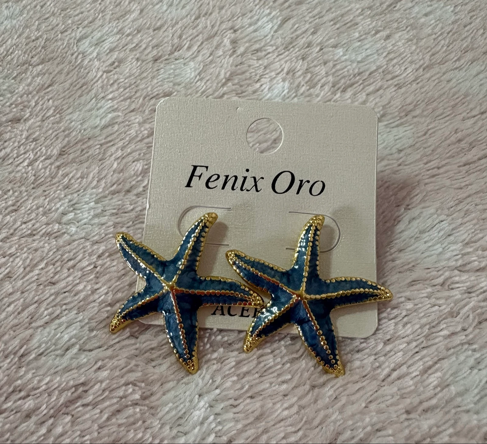 💙Pendientes Estrella de Mar de Acero ✨